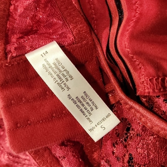 Ruby Red Lace Tummy Control Bodysuit - Picture 4 of 4